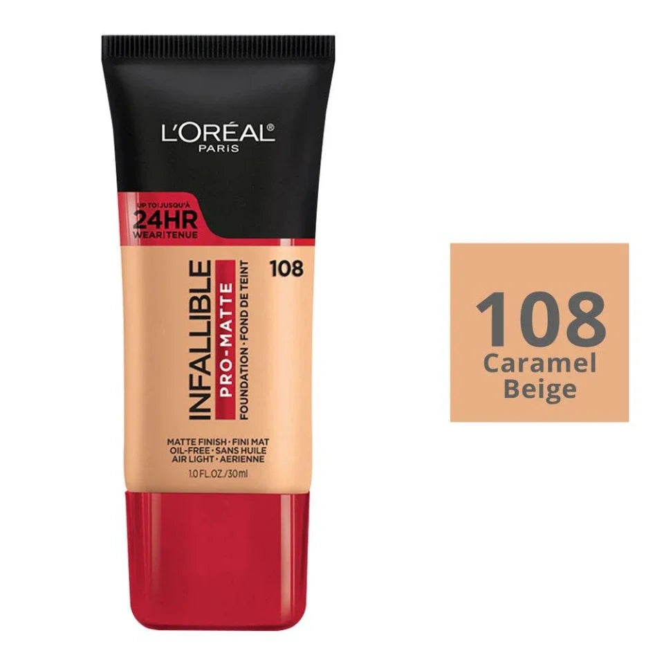 Loreal Infallible Pro Matte 108 Caramel Beige