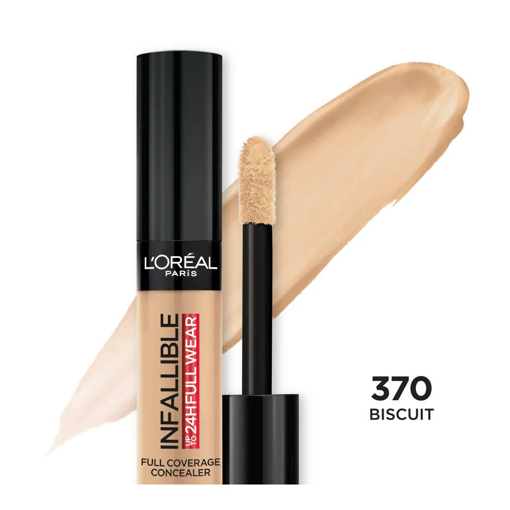 L’Oréal Infallible 24H Full Wear Concealer – Full Coverage #370 Biscuit