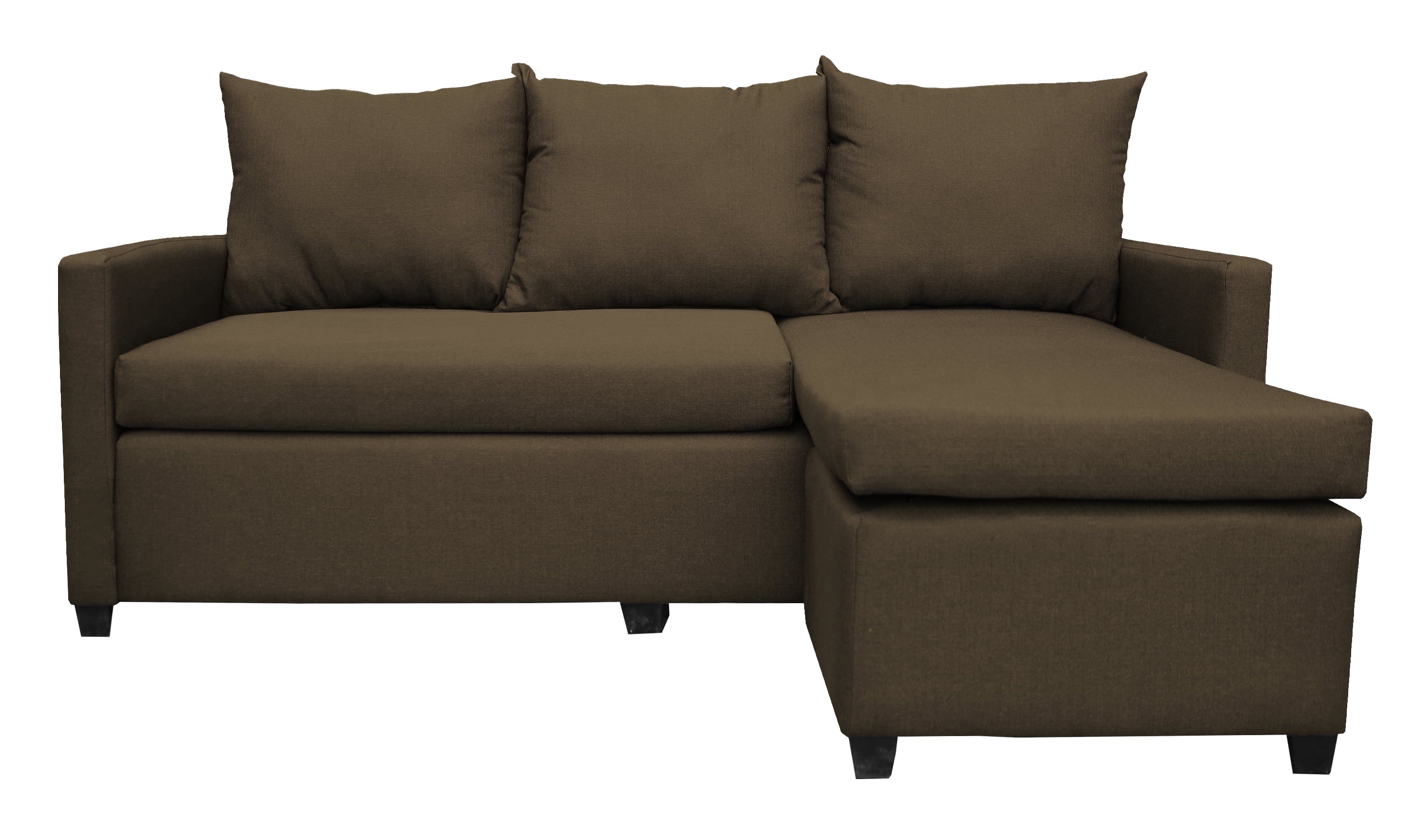 Sala Esquinera Modular El Bazar Store Vancouver Gris oxford 175x130 cm Sofa Lado derecho ó izquierdo Económica, Tela Lino