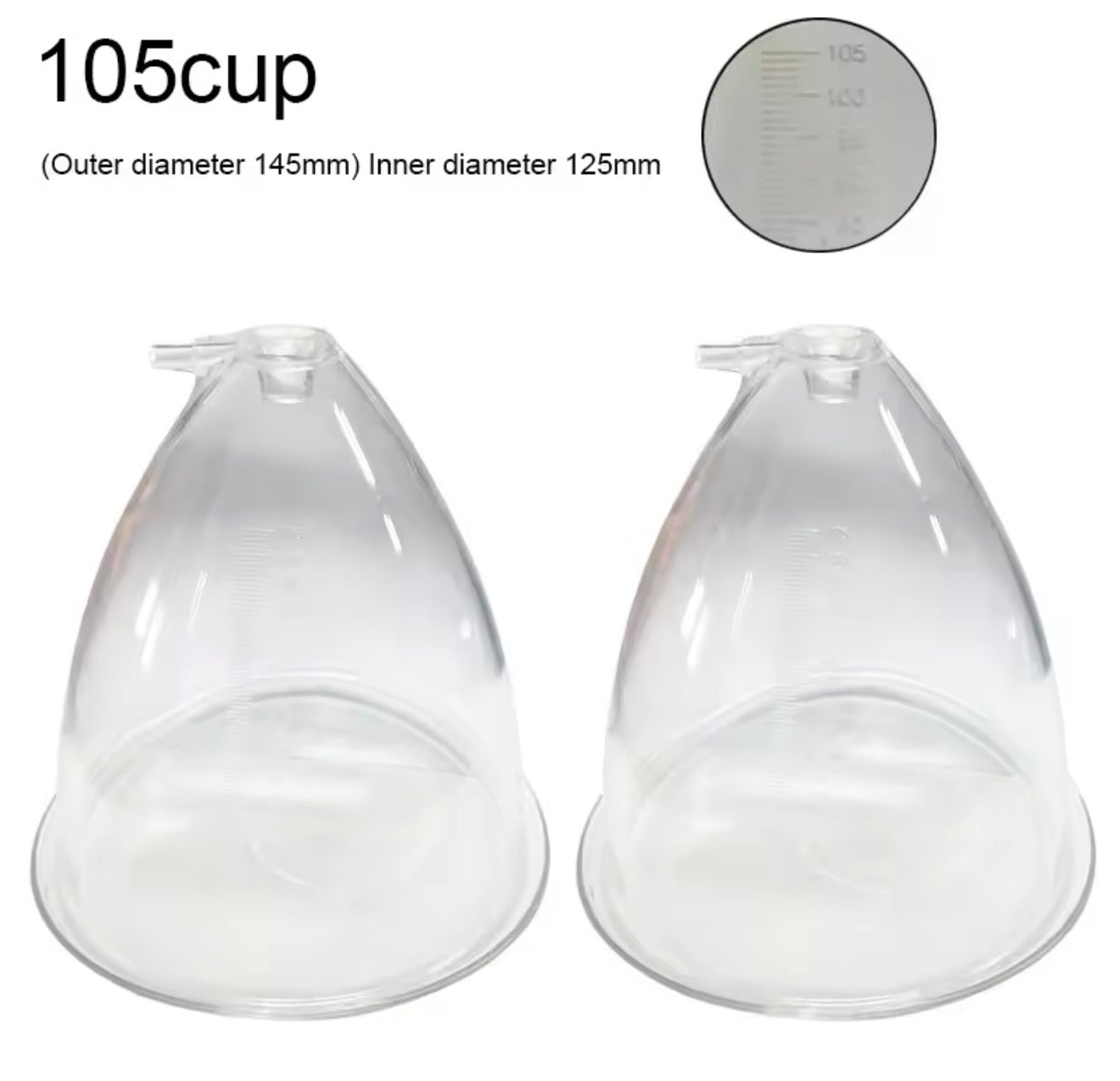 Copa de vacío para agrandar , senos, , y glúteos