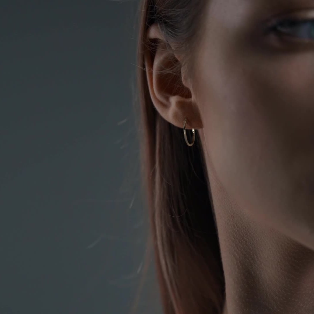 Arete Arracada De Oro De 14k Diamantada Estilo Torsal