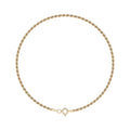 Pulsera De Oro 14k Para Mujer Estilo Torsal Italiano