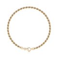Pulsera De Oro Torsal Para Hombre Con Broche De Perico