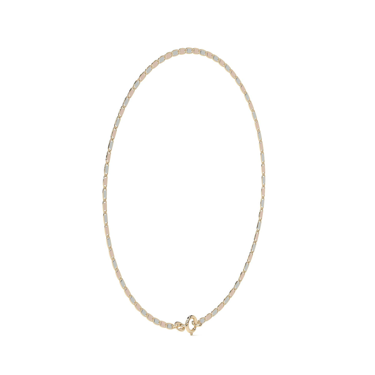Pulsera de Oro 10K Estilo Italiano Valentino | Brazalete Delicado en Oro Amarillo o Tricolor