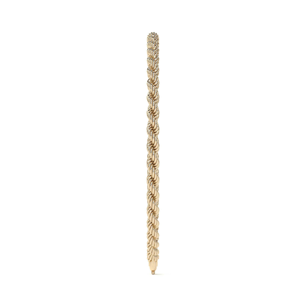 Pulso Torsal De Oro Italiano 10k, Calibre 3.3mm, 16 Cm