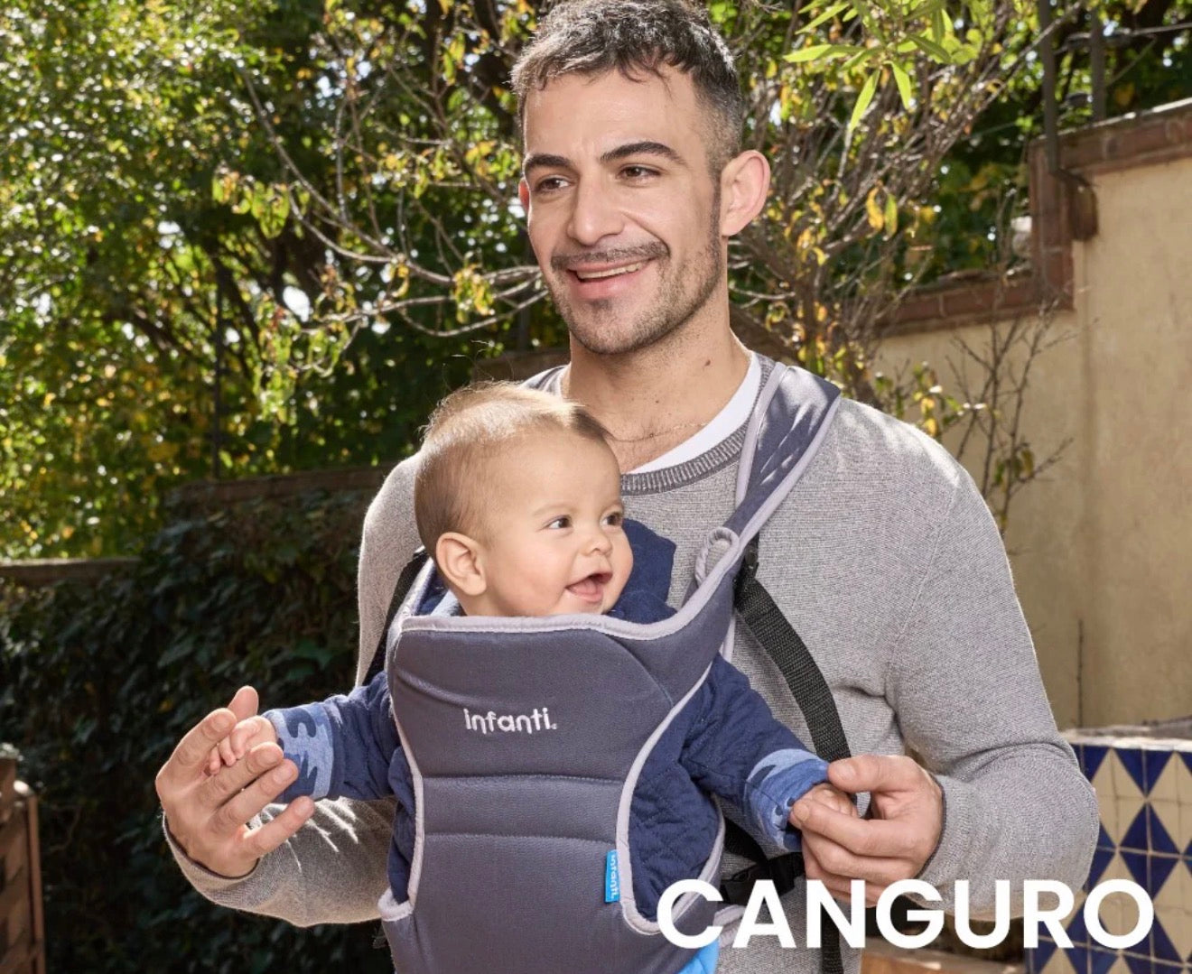 Canguro Infanti 2 Posiciones Cómodo y Seguro