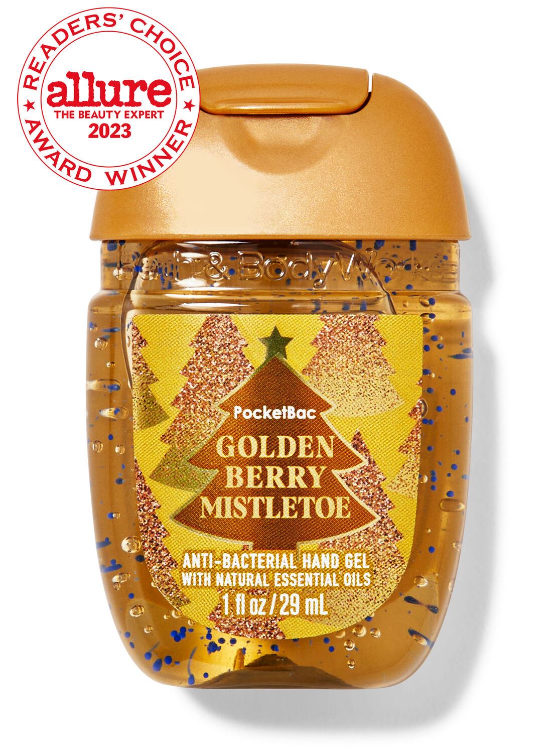 BATH &amp; BODY WORKS GEL ANTIBACTERIAL "GOLDEN BERRY MISTLETOE"