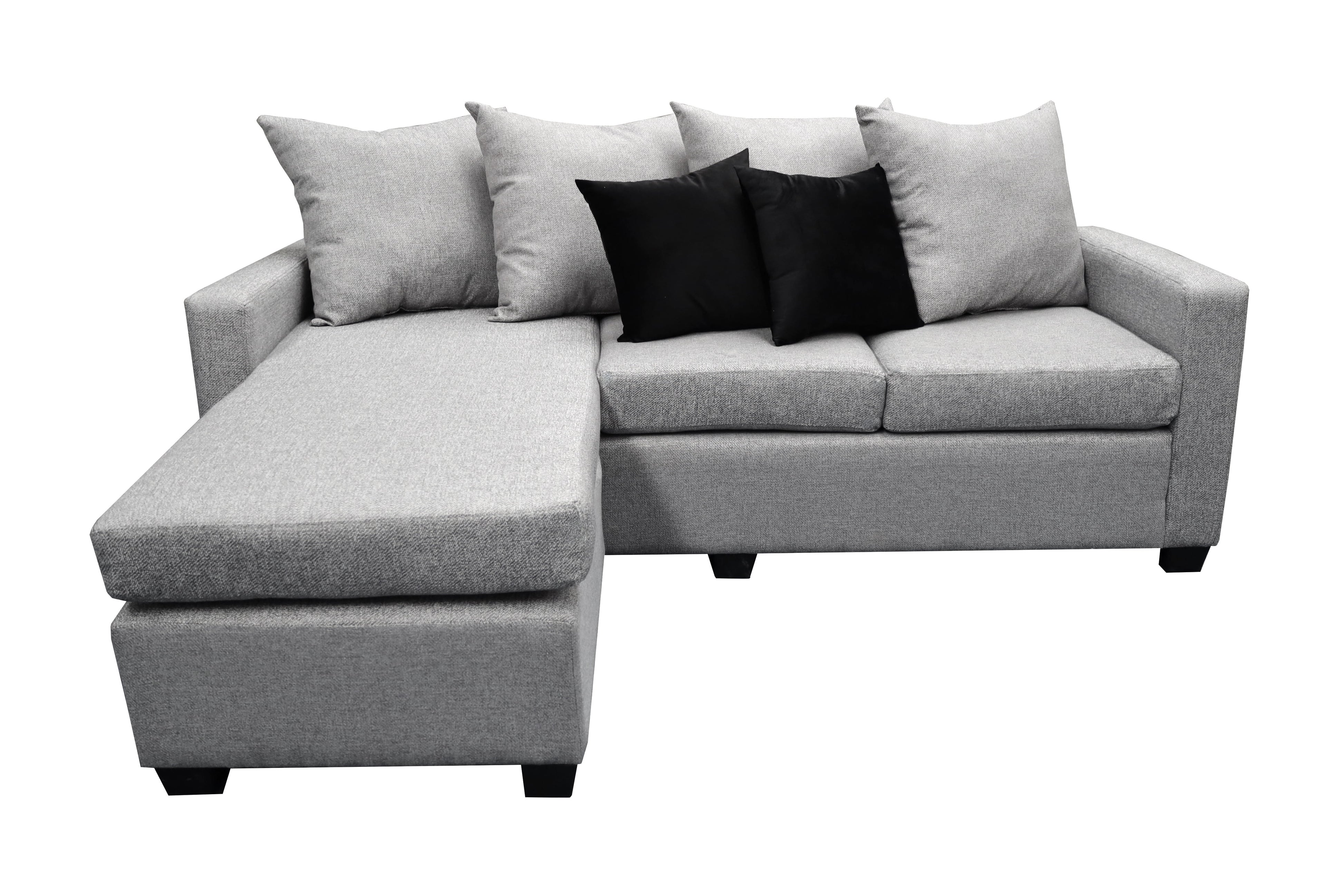 Sala Esquinera EL BAZAR STORE Ares 215x165 cm Lino nacional Gris Oxford