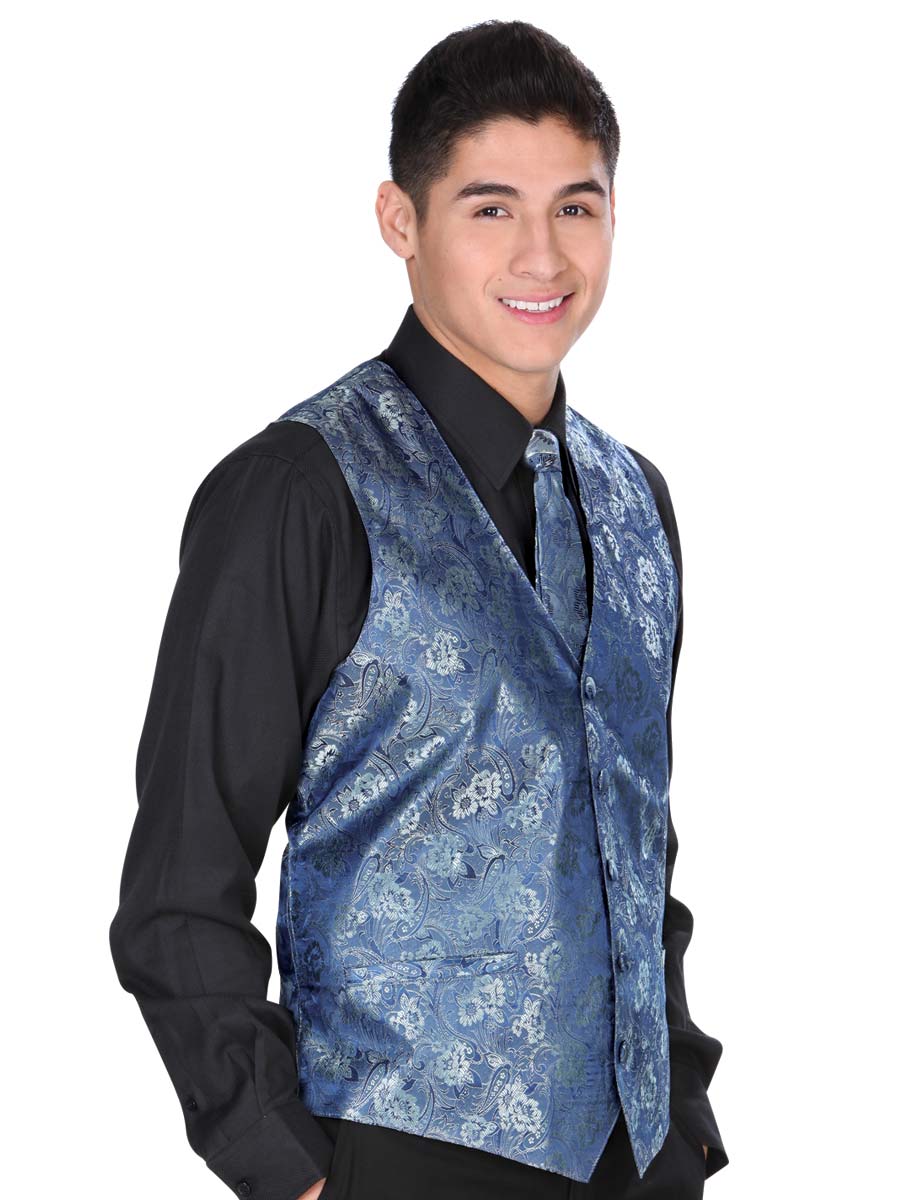 Chaleco de Hombre El General SS15-JS1 en 100% Poliéster Color Azul 34137