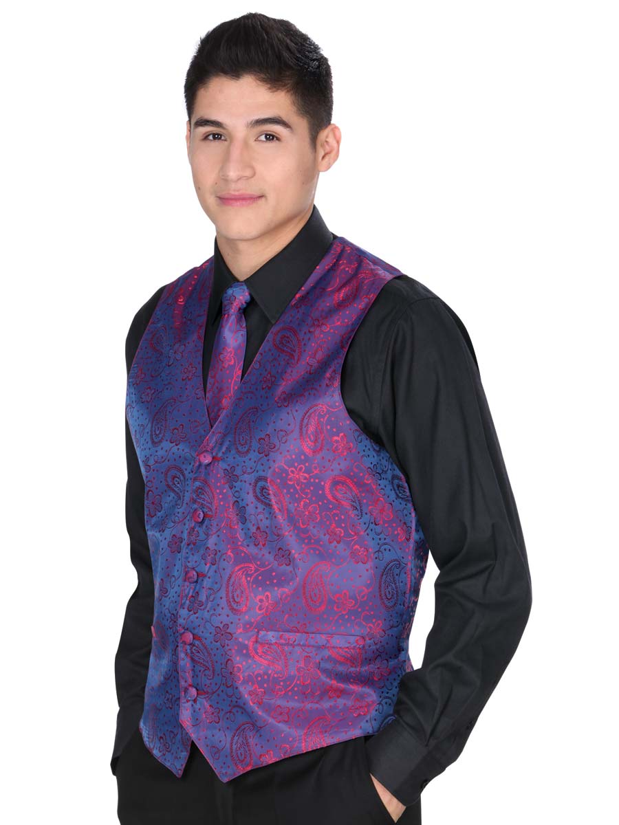 Chaleco de Hombre El General SS15-JS2 en 100% Poliéster Color Rojo 34140