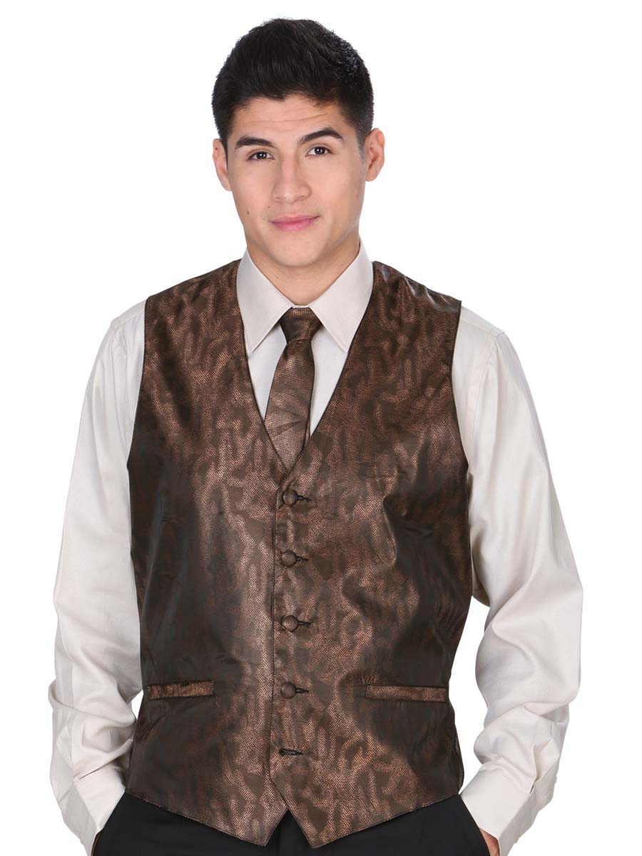 Chaleco de Hombre El General SS15-JS4 en 100% Poliéster Color Café 34142