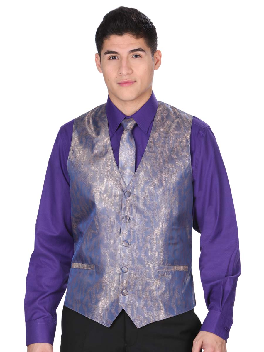 Chaleco de Hombre El General SS15-JS4 en 100% Poliéster Color Azul 34143