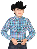 Camisa Vaquera de Niño El General 2019-49 en 55% Algodón 45% Poliéster Color Verde 42321