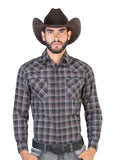 Camisa Vaquera de Hombre El General 2019-85 Manga Larga Casual en 55% Algodón 45% Poliéster 42485