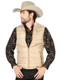 Chaleco de Hombre El General 2019-211 Casual en 100% Poliéster Color Khaki/Café 42557
