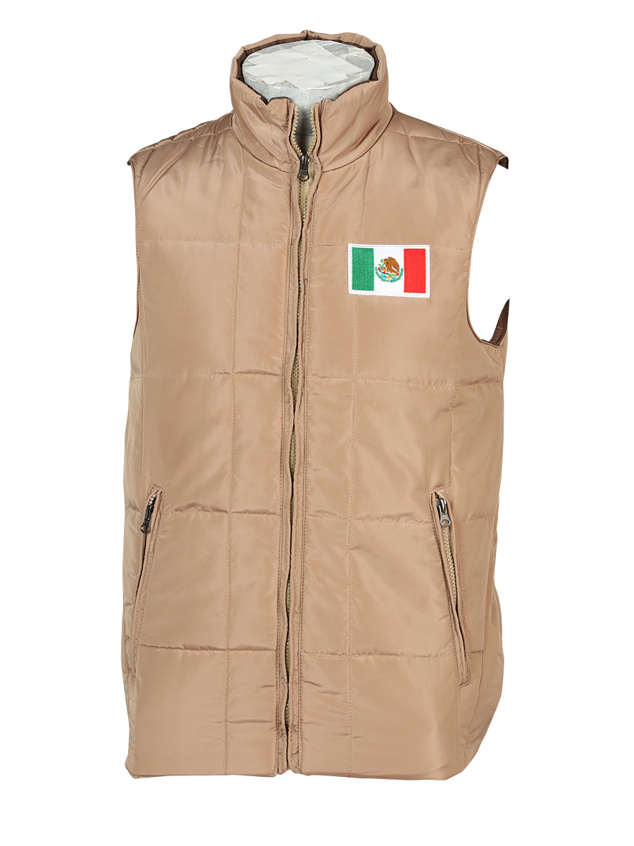 Chaleco de Hombre El General 2019-212 Casual en 100% Poliéster Color Khaki 42613