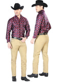 Pantalón de Mezclilla de Hombre El Señor de los Cielos FP-1208 en 97% Algodón 3% Spandex Color Khaki 42849