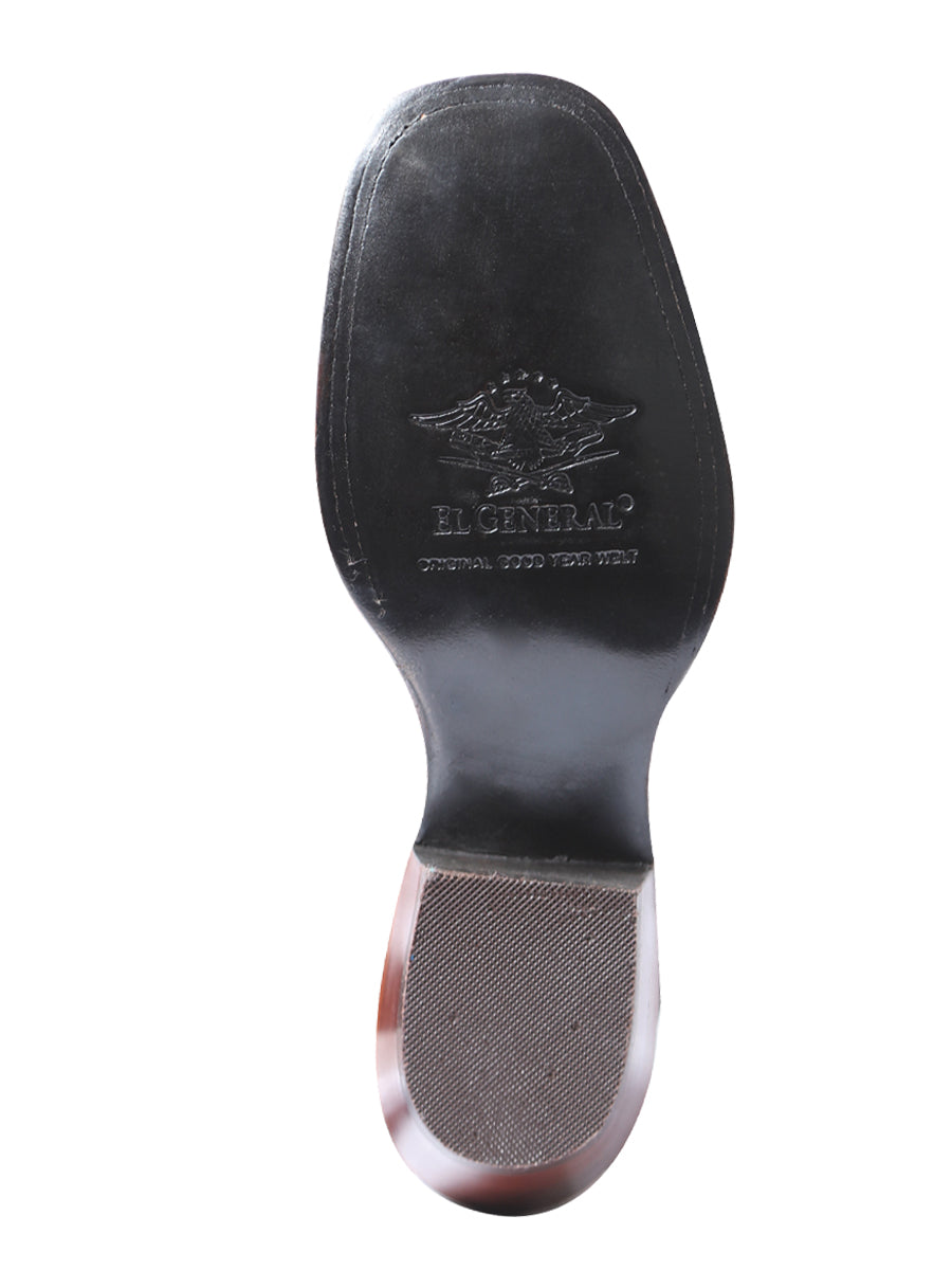 Bota Vaquera de Mujer El General Rodeo en Piel Bovino Nobuck Color Camel 42984
