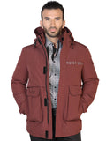 Chamarra de Hombre El General 2019-230 en 100% Poliéster Color Café 43086