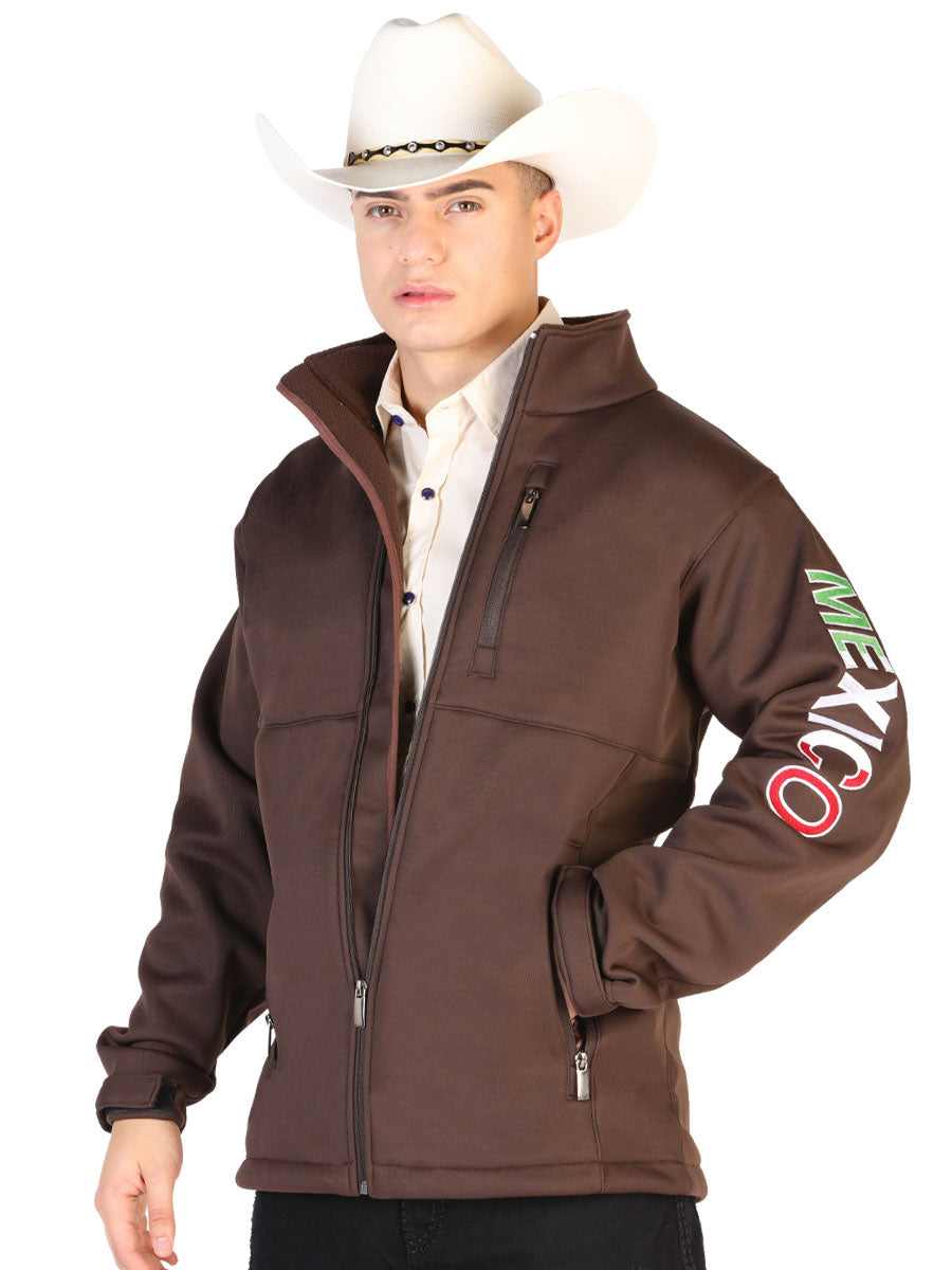 Chamarra de Hombre El General en 100% Poliéster Color Café 43329