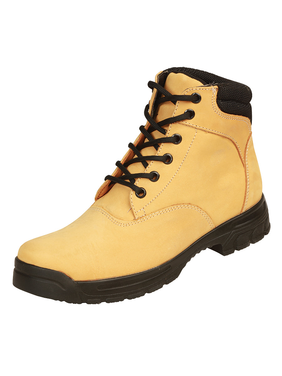 Bota Vaquera de Mujer El General Btd-cl-26 en Piel Nobuck Color Miel 43350
