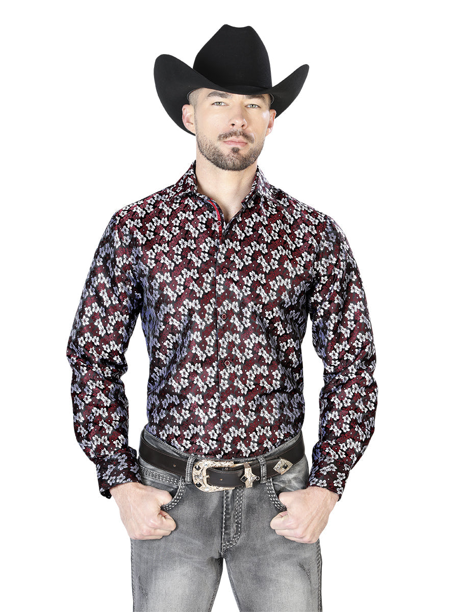 Camisa Vaquera de Hombre El Señor de los Cielos Manga Larga Casual en 100% Microfibra (Poliéster) 43713