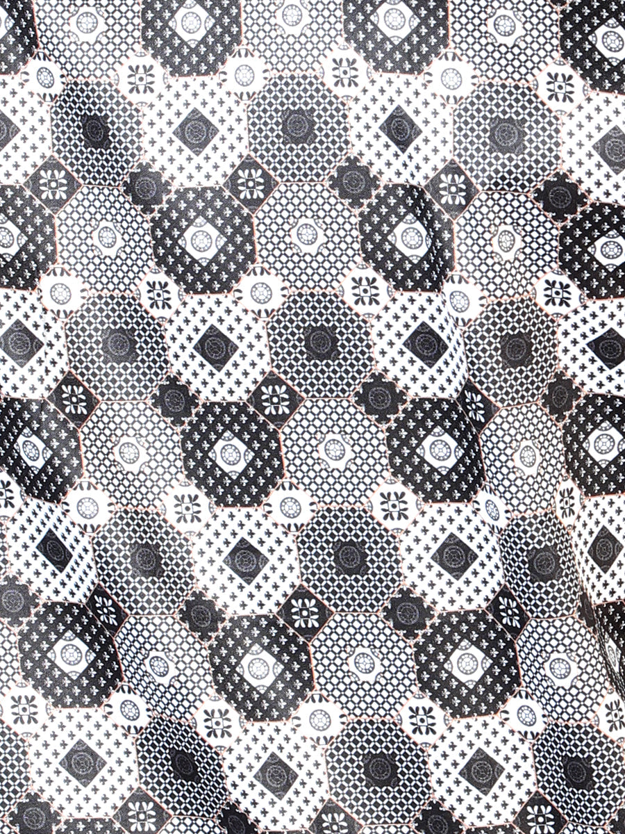 Camisa Vaquera de Hombre El Señor de los Cielos Manga Larga Casual en 97% Poliéster 3% Lycra Color Negro/Gris 43939