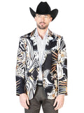 BLAZER el Señor de los Cielos 1137-4 97%Poliéster 3%LYCRA BLANCO en 97% Poliéster 3% Lycra Color Negro/Dorado 44001