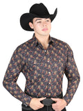 Camisa Vaquera de Hombre El General Manga Larga Broche Casual en 65% Poliéster 35% Algodón Color Negro 44304