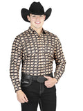 Camisa Vaquera de Hombre El General Manga Larga Broche Casual en 65% Poliéster 35% Algodón 44329
