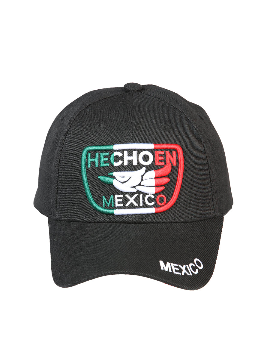 Sombrero Vaquero de Hombre El General en Tela Color Negro/Tricolor 44373