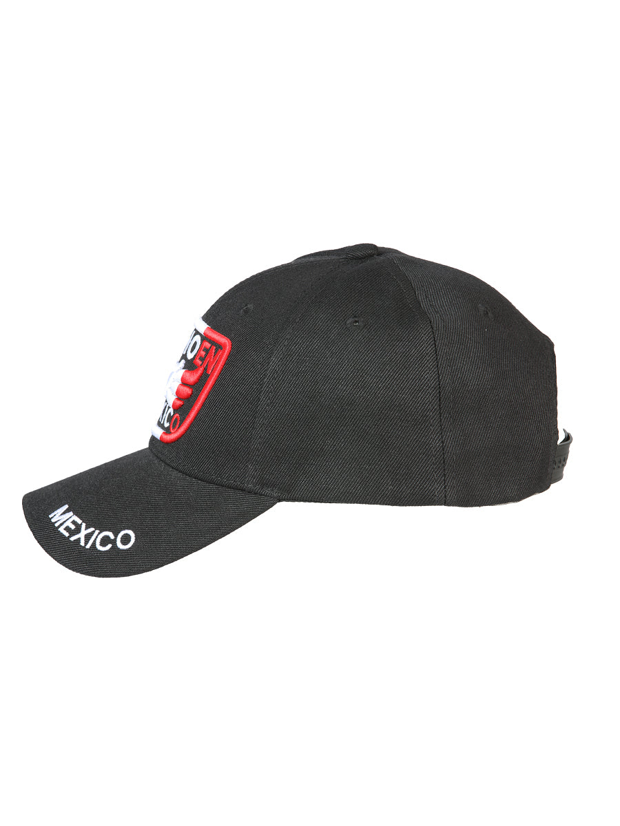Sombrero Vaquero de Hombre El General en Tela Color Negro/Tricolor 44373