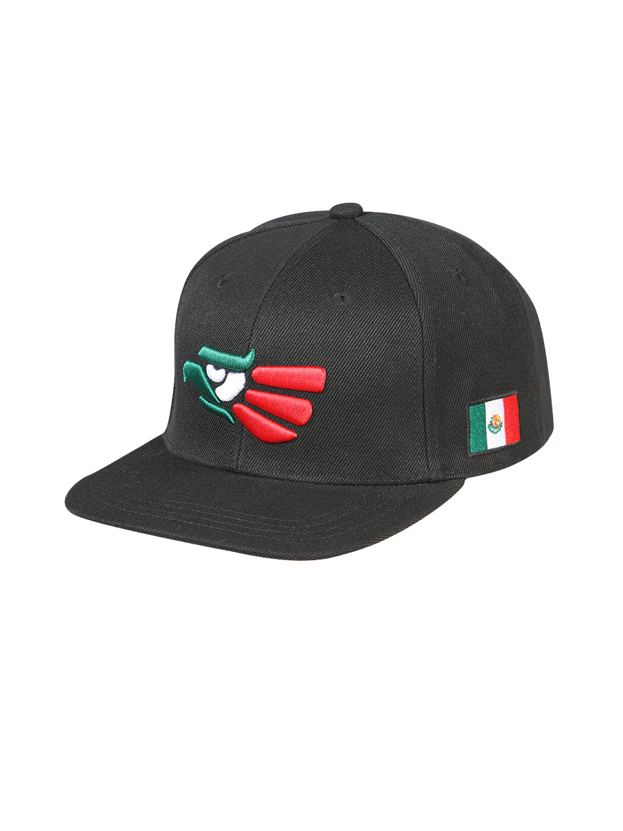 Sombrero Vaquero de Hombre El General en Tela Color Negro/Tricolor 44376