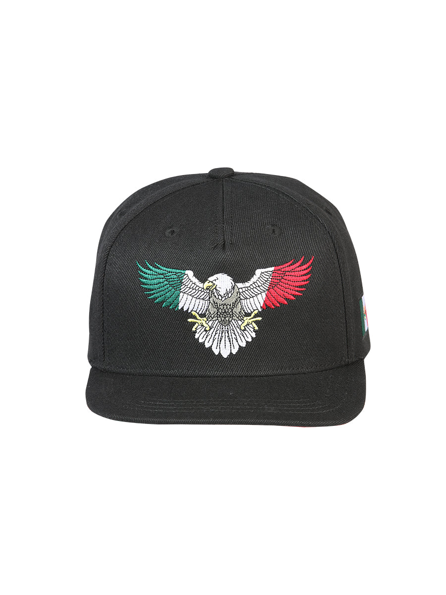 Sombrero Vaquero de Hombre El General en Tela Color Negro/Tricolor 44382