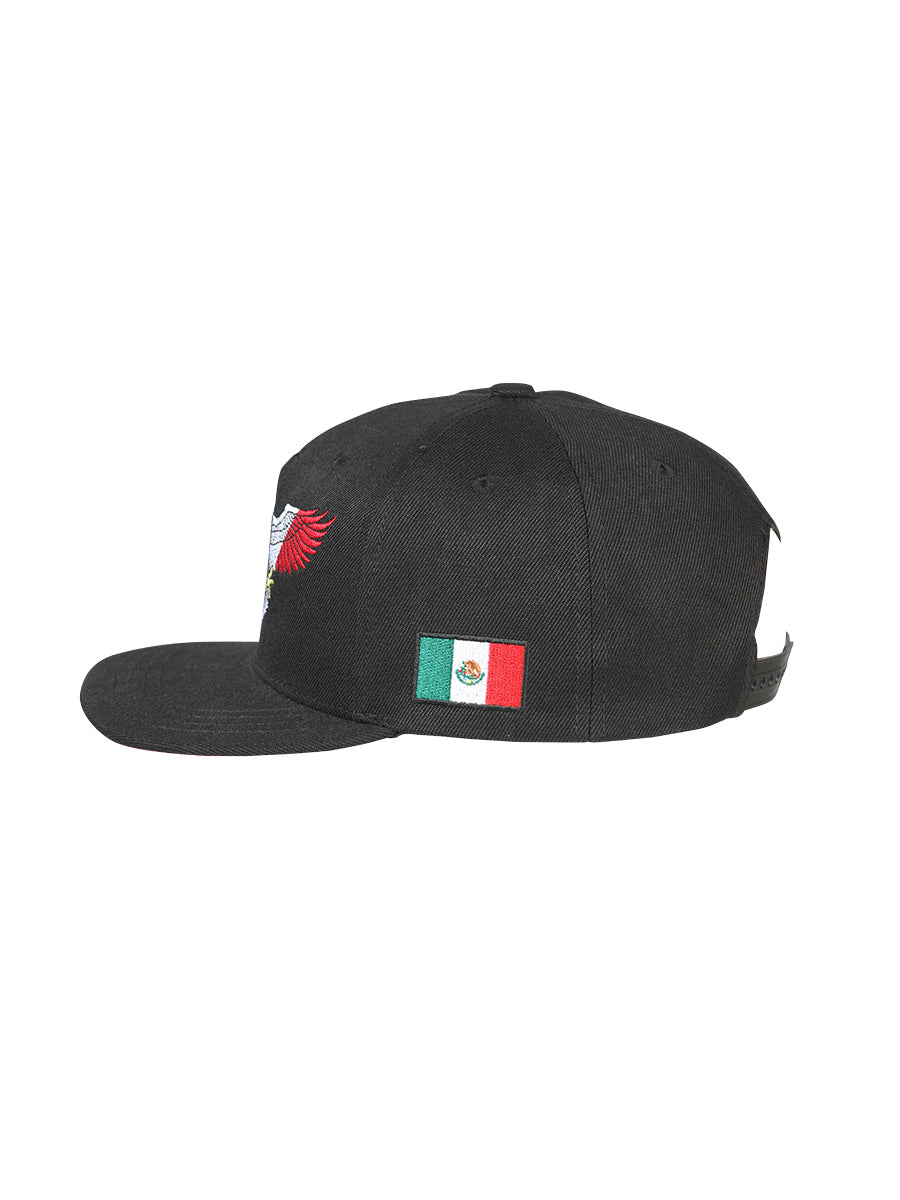 Sombrero Vaquero de Hombre El General en Tela Color Negro/Tricolor 44382
