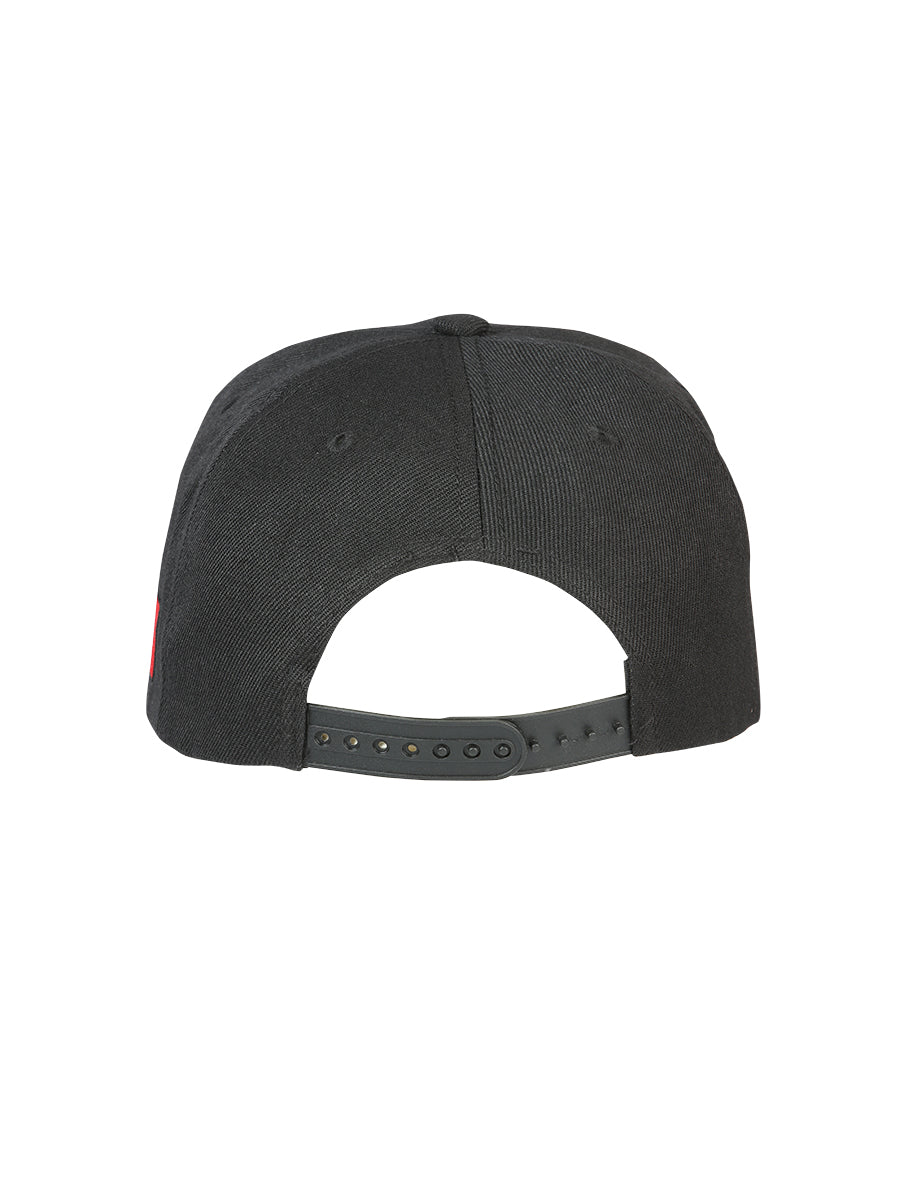 Sombrero Vaquero de Hombre El General en Tela Color Negro/Tricolor 44382