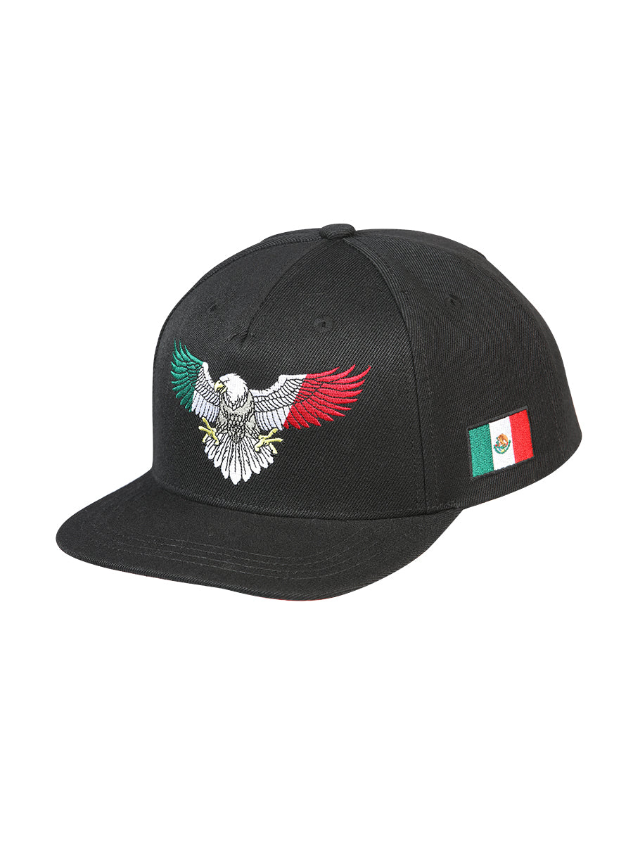 Sombrero Vaquero de Hombre El General en Tela Color Negro/Tricolor 44382