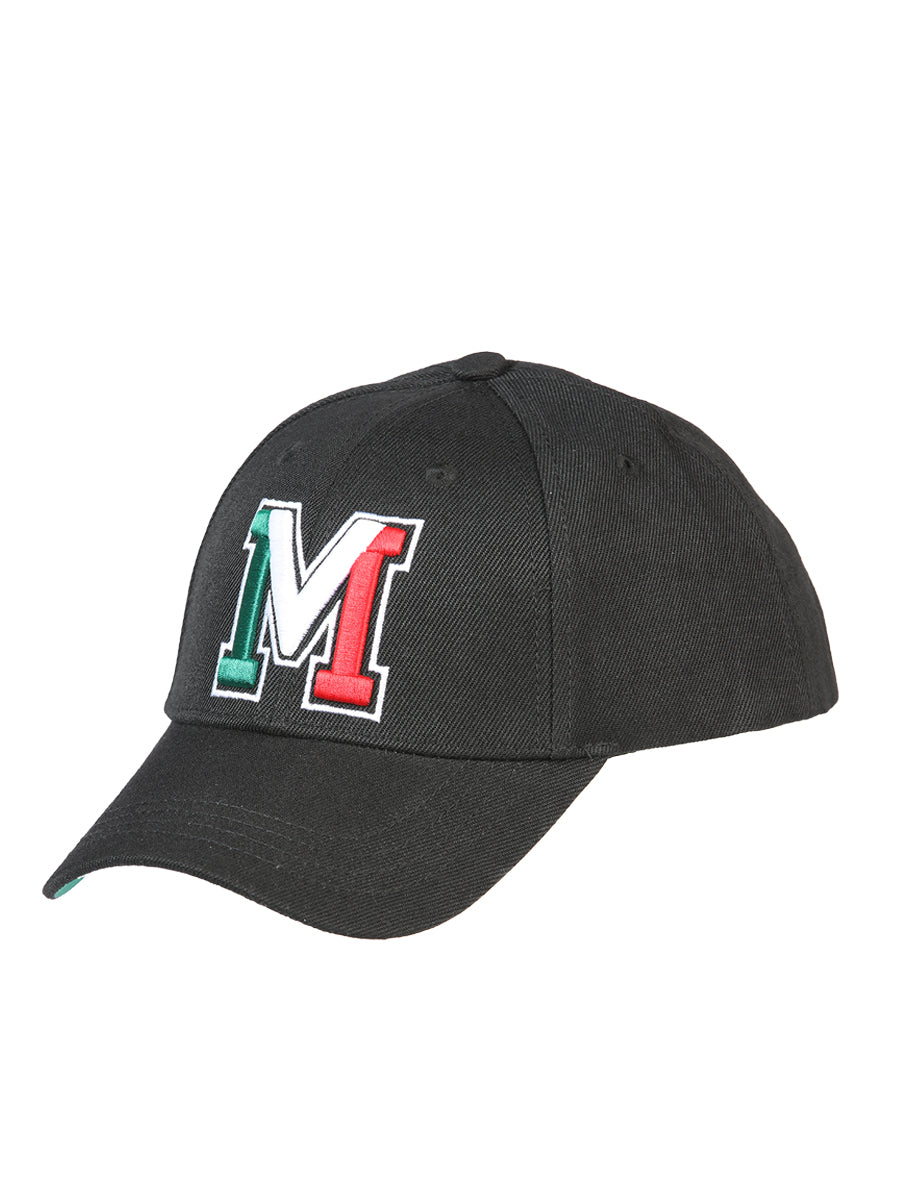 Sombrero Vaquero de Hombre El General en Tela Color Negro/Tricolor 44384