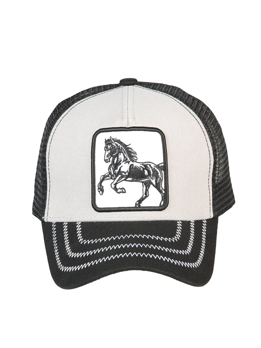 Sombrero Vaquero de Hombre El General en Tela Color Gris/Negro 44390