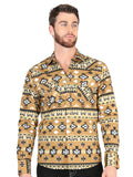 Camisa Vaquera de Hombre El Señor de los Cielos Manga Larga Broche Casual en 97% Algodón 3% Lycra 44417