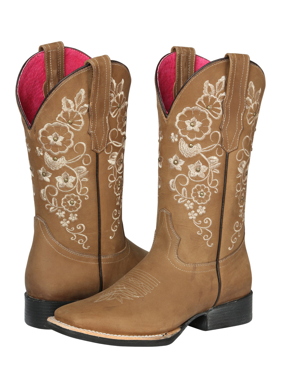 Bota Vaquera de Mujer El General VDM-SH13 Rodeo en Piel Crazy 44643