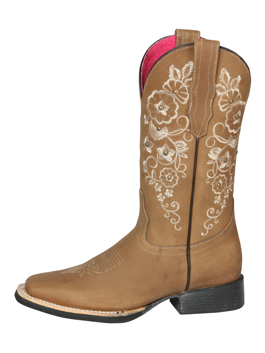 Bota Vaquera de Mujer El General VDM-SH13 Rodeo en Piel Crazy 44643