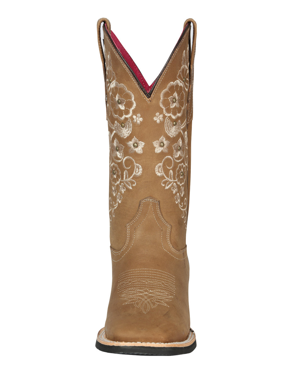 Bota Vaquera de Mujer El General VDM-SH13 Rodeo en Piel Crazy 44643