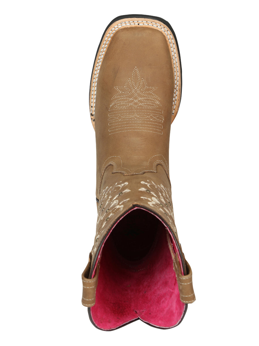 Bota Vaquera de Mujer El General VDM-SH13 Rodeo en Piel Crazy 44643