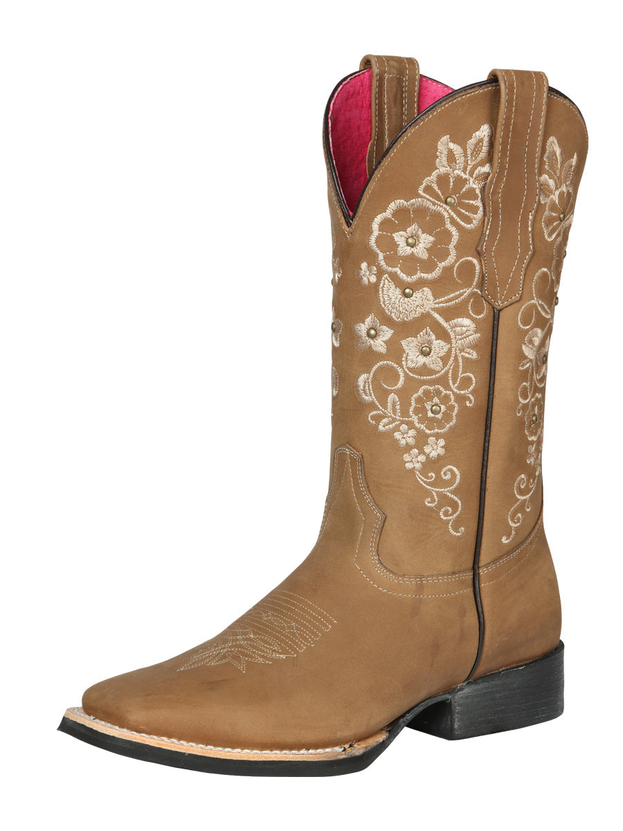 Bota Vaquera de Mujer El General VDM-SH13 Rodeo en Piel Crazy 44643