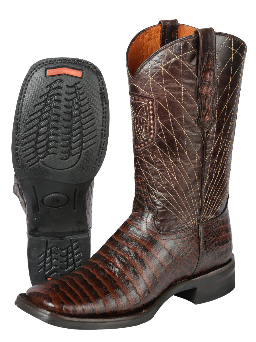 Bota Vaquera de Hombre El General Rodeo en Piel Color Café 44672