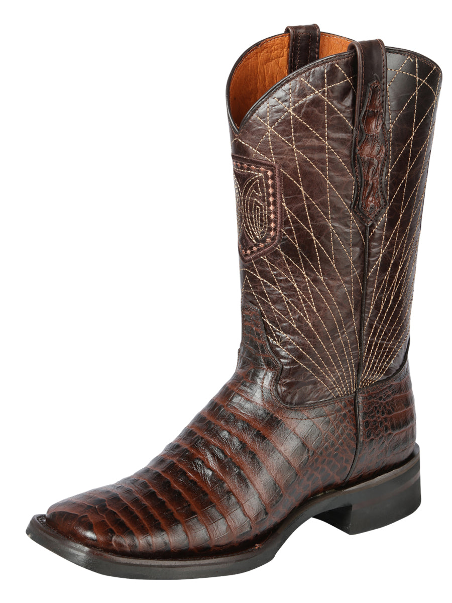 Bota Vaquera de Hombre El General Rodeo en Piel Color Café 44672