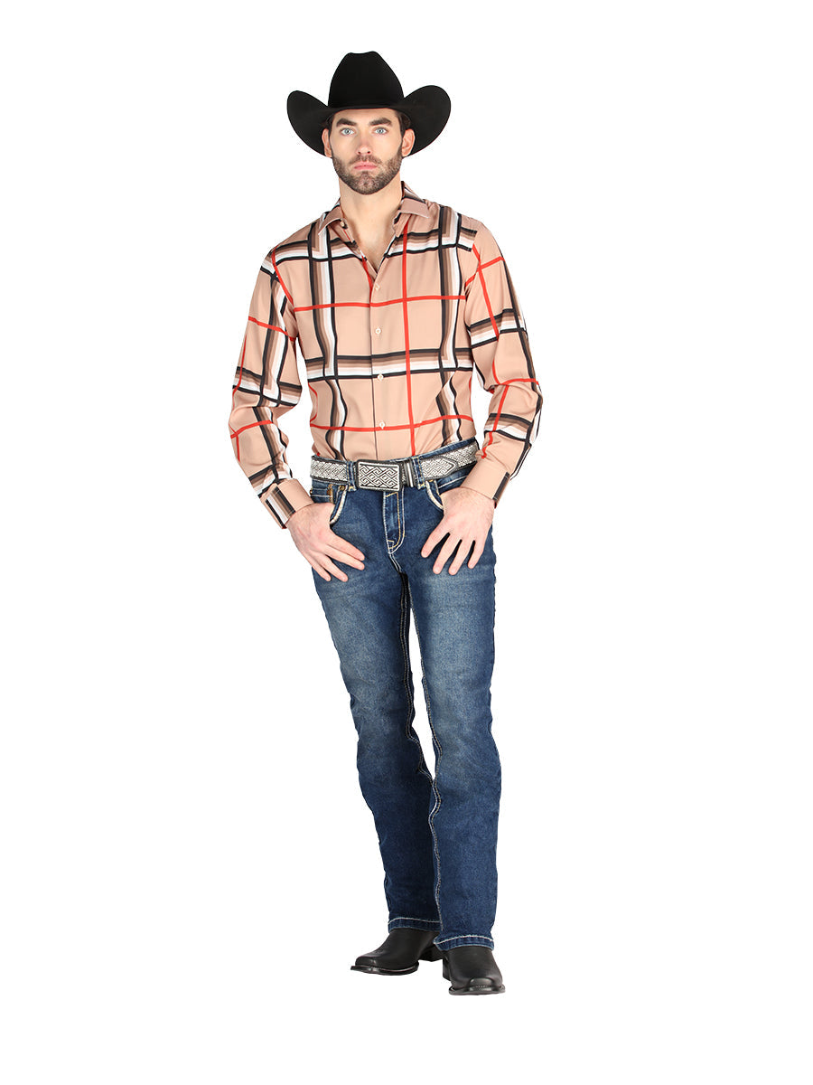 Pantalón de Mezclilla de Hombre Centenario ZD-1003 en Mezclilla Color Azul 44838