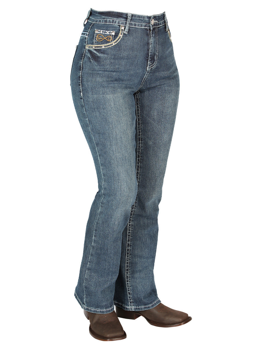 Pantalón de Mezclilla de Mujer Centenario en Mezclilla Color Azul 44961