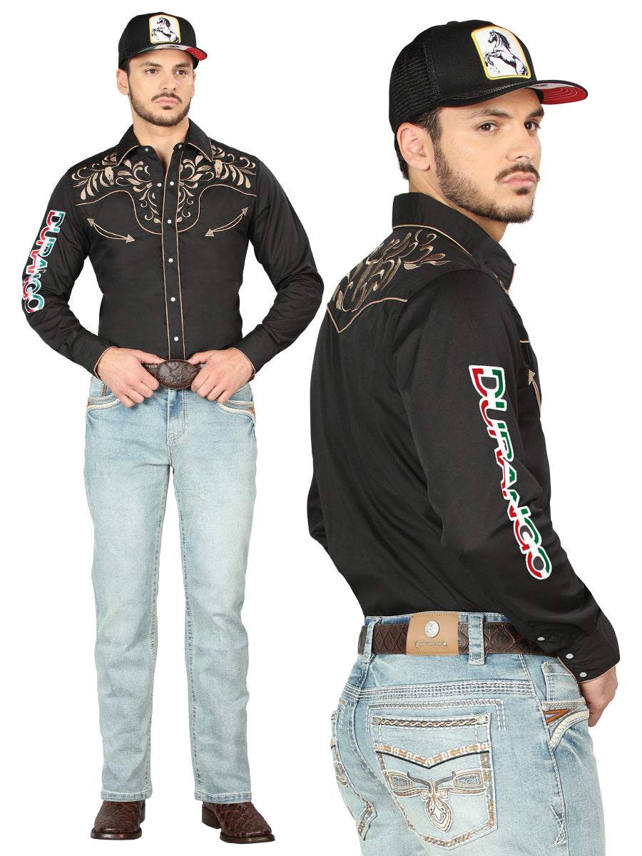 Pantalón de Mezclilla de Hombre Centenario Bootcut en Mezclilla Color Azul 44975